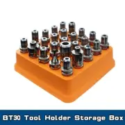 Metal Chuck Tool Holder Storage Box Durable Plastic Container Machine Bracket