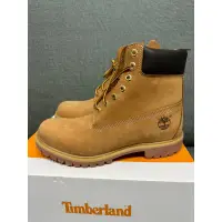 在飛比找蝦皮購物優惠-踢不爛 Timberland 全粒面皮革6吋防水靴（男款小麥