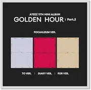 GOLDEN HOUR : Part.2 11th Mini Album POCA Ver with Tracking ATEEZ (3 Ver Set)