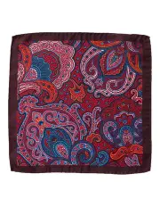 [Dom Bagnato] Esploso Paisley Silk Pochette in Red