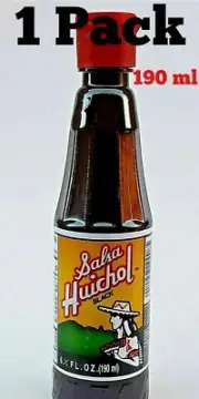 SALSA HUICHOL NEGRA 6 1/2 fl oz. (190 ml.) MEXICAN HOT SAUCE HECHO EN MEXICO