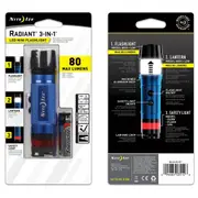 Radiant 3-in-1 LED Mini Flashlight (Blue)