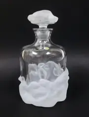 NEW BOHEMIA 24% PB0 CRYSTAL CLEAR LIQUOR,SCOTCH,WHISKEY,WINE DECANTER JAR-CZECH
