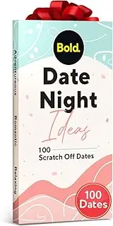 100 Date Night Ideas Scratch Offs - Romantic, Adventurous, & Relaxing Dates for Couples, Perfect for Anniversary, Wedding, Engagement Gifts, Birthdays for Him, Her, Boyfriend or Girlfriend