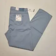 BRAX Cooper Fancy TRI-TONE FLEX 42x34 Light Blue Jeans 5-Pocket Men's Chino Pant