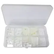 120PCS White Nylon M3 Plastic Screw Nut Set for DIY RC Drone