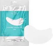 Project E Beauty Pack of 100pcs Non-woven Disposable DIY Cosmetic Under Eye Gel Pad for Eyelash Extensions Makeup Eye Zone Sheet Lotion Paper (Eye Zone Shaped)