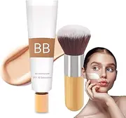 Bb Blur Tinted Moisturizer Spf 30, Bb Cream Tinted Moisturizer, Smooths Moisturizing Coverage Foundation Cream with Brush (1pc)