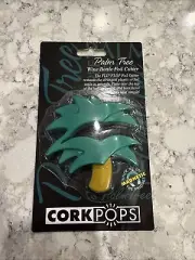 CORK POPS PALM TREE WINE BOTTLE FOIL CUTTER ( NEW ) MAGNETIC