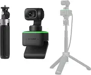 Insta360 Link AI-Powered 4K Webcam with Dual Microphones, Gesture Control, HDR, AI Tracking, Deskview and Streamer Mode - Built-in Privacy Protection - with Tripod