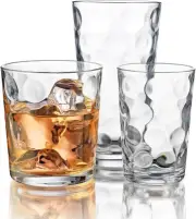 12-pc Galaxy Glassware - Drinking Glasses, Mixed Drinkware Set. Highball 17 o...