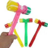 在飛比找momo購物網優惠-【Ainmax 艾買氏】玩具嗶嗶塑膠槌 口哨響槌 小響槌 棒