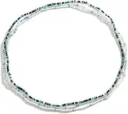 [Generic] Multi-layer Coloful Beads Waist Chain Jewelry Elastic Beaded Belly Chain Necklace Summer Beach Bikini Sexy Bead Body Chain Bracelets Festival Body Accessories for Women