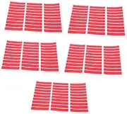 LOLIPPYY 5Sheets Double Sided Transparent Nail Display Tape Holders for Press Nail Art Strong Adhesive Nail Tape for Easy Display and Storage of Fake Nail