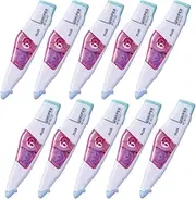 Plus Correction Tape, Whiper PT 0.2 inch (6 mm), Pale Purple, Set of 10, 1.9-29.9 x 0.4 inches (48-759 x 1