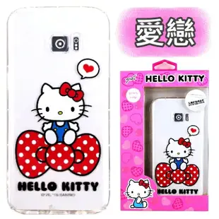 【Hello Kitty】Samsung Galaxy S7 edge 5.5吋 / G935F 彩繪空壓手機殼