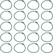 uxcell 30Pcs 5 Inch Ball Bead Chain, Metal Ball Chain with Connectors for Keychain Hanging Ornament Tag Jewelry Necklace Christmas Decoration,Dark Green