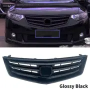 Upgraded New Look Bumper Grille Front Glossy Black For 2009-2010 Honda ACURA TSX