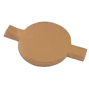100Pcs Precut Circle Cake Pan Liners Round Non-Stick Parchment Paper with Lift Tabs for Baking Brown 8 inch js
