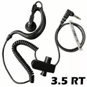 Klein Scorpion 3.5mm Right Angle Listen Only Earpiece 16" Cord Microphone 3.5 RT