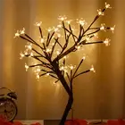 Christmas Xmas Cherry Blossom Bonsai Tree Light Decorative LED Tree Light DIY