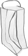 Cabilock 1Pc Shoes Storage Pouch Portable Dustproof Bag for Ice Skates Home Use Camping Travel Easy to Clean Capacity Beige