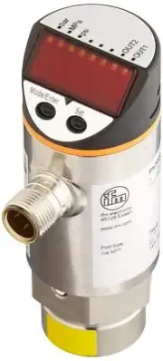 IFM Efector PN7204 Electronic Pressure Monitor, -14.5 to 145 PSI/-1 to 10 bar/-0