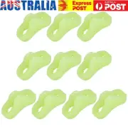 Outdoor Camping Luminous Awning Anti-slip Triangle Tent Rope Buckle (10pcs)