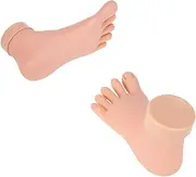 LALADEFIEE Foot Model Nail Art Practice Tool Elasticity Manicure Training Aid Professional Nail Application