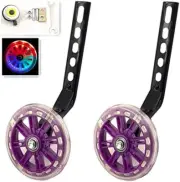 A Pair of Children'S Bicycle Riding Flash Silent Training Wheels, Suitable for 1