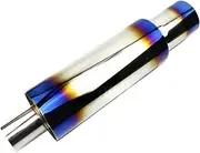 Car Styling Accessories Exhaust Systems Muffler Tail Universal Stainless Steel 304 Interface 63mm Export 101mm(63mm)