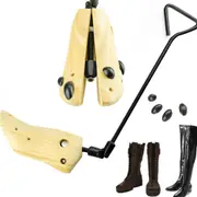 Adjustable Boots Shoe Shoes Stretcher Tree Shaper Pine Wood Support Shoes Stretcher