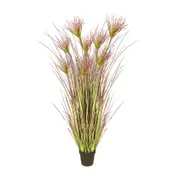 SOGA 150cm Purple Artificial Indoor Potted Papyrus Plant Tree Fake Simulation Decorative