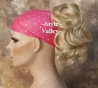 Blonde Mix Ponytail Hairpiece Short Claw Clip in/on Curly Extension Hair Piece