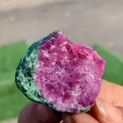 32 g Natural green Ruby zoisite (anylite) crystal Mineral Decorate Energy Healin