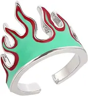 [WOFASHPURET] Fashionable Ring Open Ring for Women Men Adjustable Jewelry Creative Decor