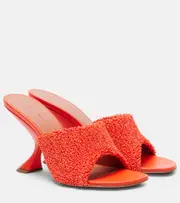 [Amina Muaddi] Amina Muaddi Taylor 90 mules AU 7.5 red