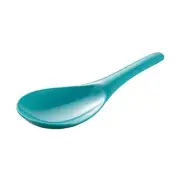 8-Inch Melamine Rice and Wok Spoon, Turquoise