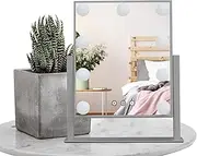 Humkopnl Vanity Mirrors with Lights, Makeup Vanity Mirrors with 9/12 LED Bulbs, Dimmable Cosmetic Looking Glass with 3 Color Light Touch Control for Women