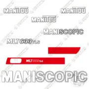 Fits Manitou MLT633 Turbo LS Decal Kit Forklift Truck - 7 YEAR 3M VINYL!