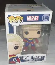 Funko Pop! Vinyl: Marvel - Captain Marvel - (Unmasked) #148