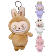 Cute Labubu Doll Plush Doll Pendant Keychain Backpack Stuff Plush Toy Gifts 17cm