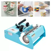 10-30OZ DIY Tumbler Heat Press Machine Mug Press Heat Machine Set 110V Blue