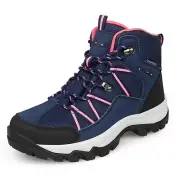 Womens Ladies Waterproof Hiking Ankle Boots Hiking Shoes Outdoor Trekking Boots