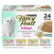 Fancy Feast Classic Pate Variety Pack Kitten Food 85g-24PK