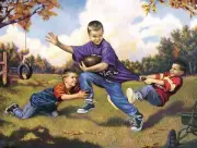 Jigsaw Puzzle Sports Americana Football Children Game Day 300 pieces NEW USA
