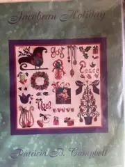 JACOBEAN HOLIDAY Christmas Theme Applique Quilt Pattern Patricia Campbell, NEW