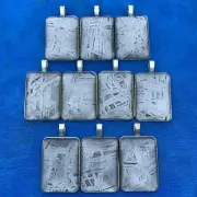 10PCS Nice Aletai iron meteorite pendant KX715