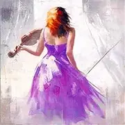 Decorations, Modern MuralLiving Room AbstractPaintingPoster Prints Decorative Painting Modern Girl Art Painting