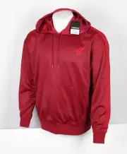 The Hundreds Men's Script Logo Track Jacket L Large Pullover Hoodie Red